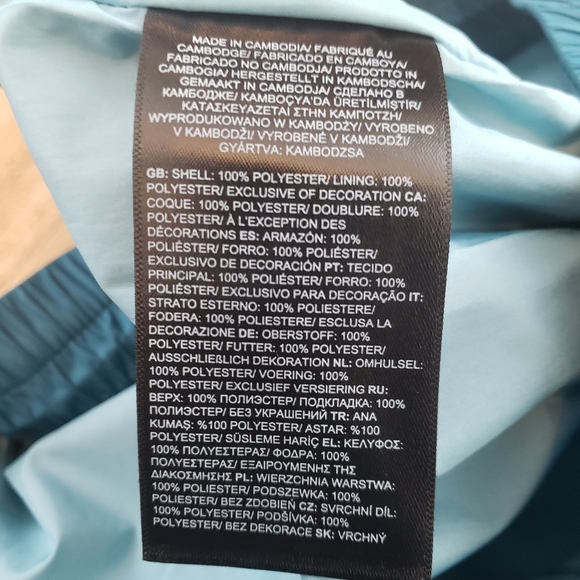 THE NORTH FACE Womens Hydrenaline Active Polyester Skirt Size XL Teal Blue NWT - Picture 8 of 8